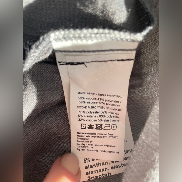 3/25 Grey/Black MADO et les Autres Flowy Boho Style Bubble Dress with Pockets - Picture 8 of 11